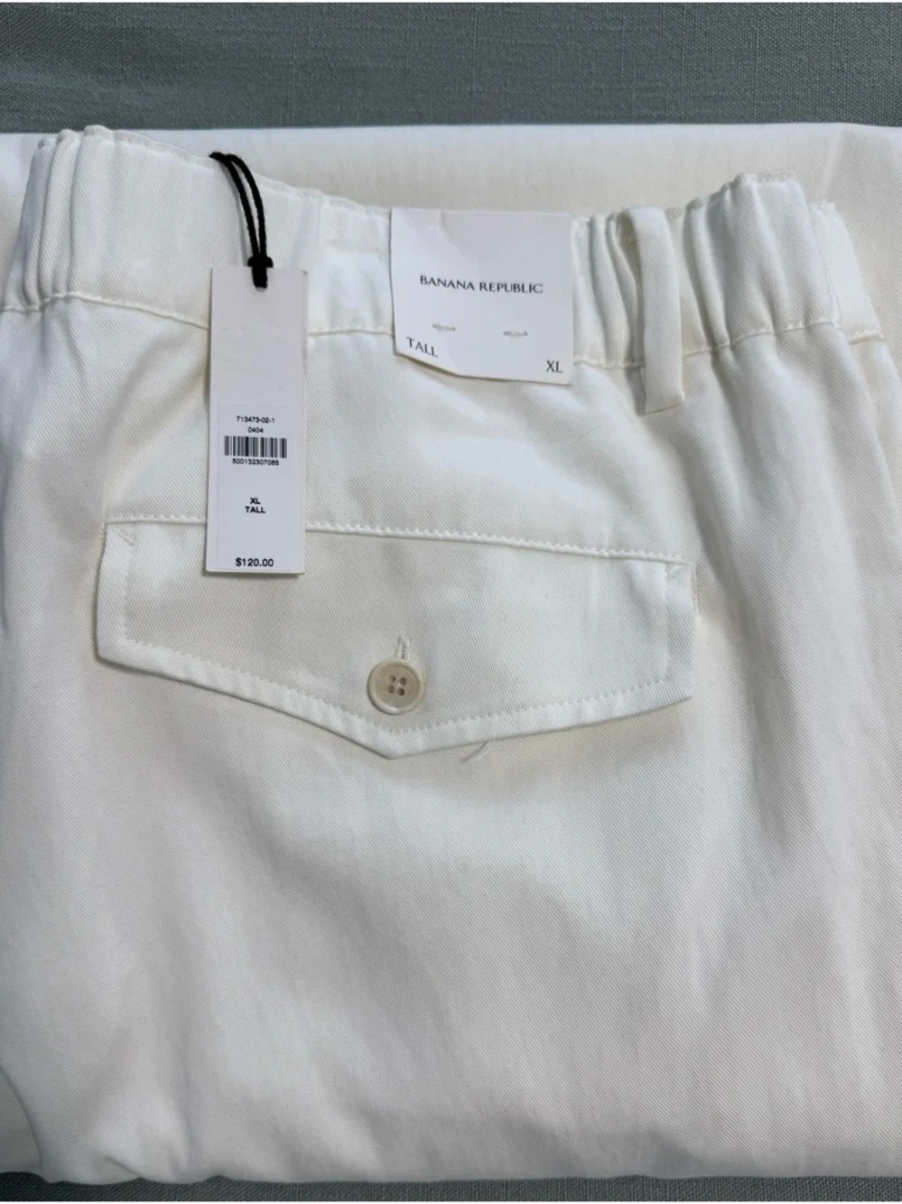 BANANA REPUBLIC THE EVERYDAY WIDE-LEG PANT IN TENCEL COTTON PANTS SZ XL NWT - Picture 5 of 8